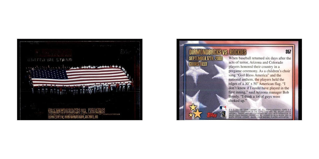 2002 Topps Home Team Advantage Diamonbacks vs Rockies Baseball Cards #357