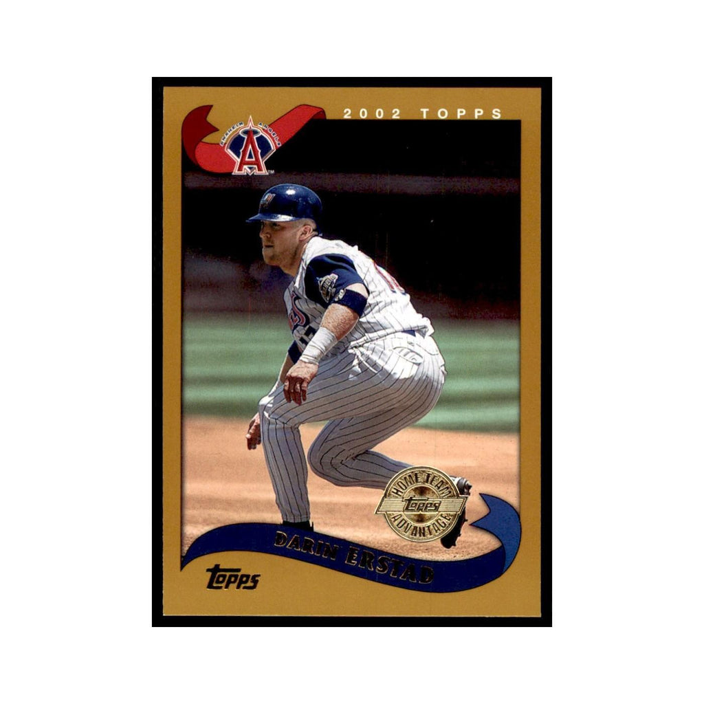 2002 Topps Home Team Advantage Darin Erstad Baseball Cards #405