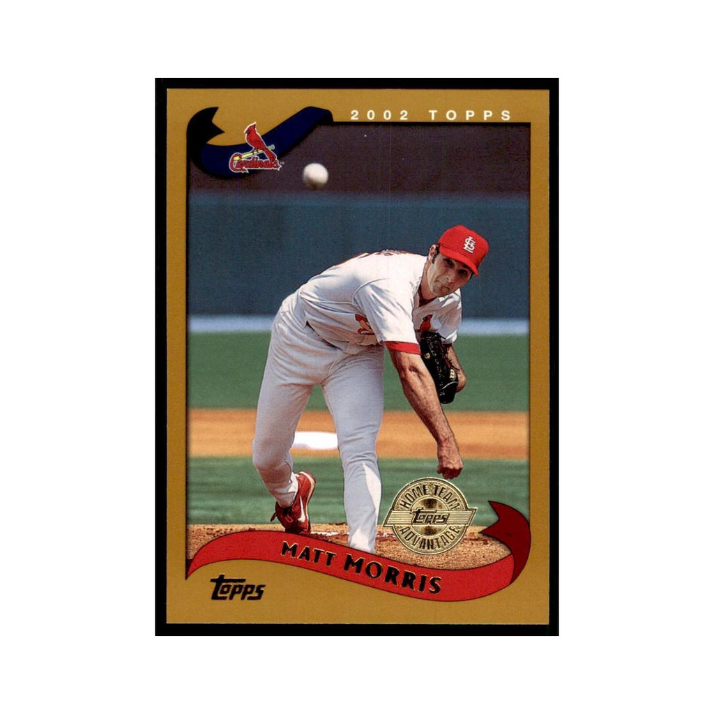 2002 Topps Home Team Advantage Matt Morris Baseball Cards #392