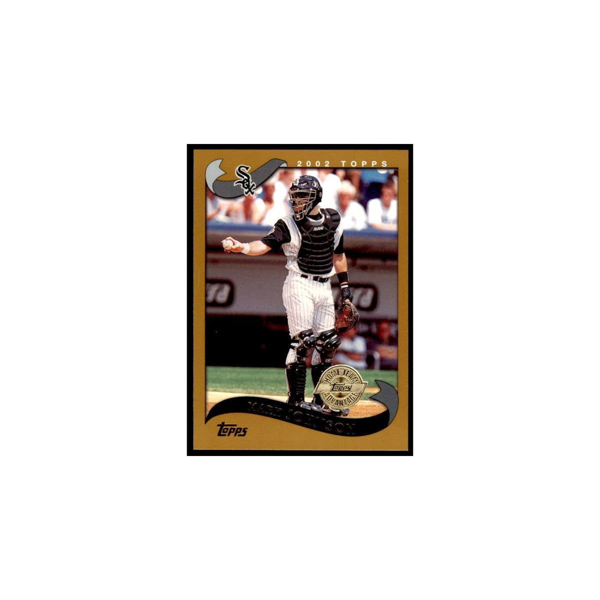 2002 Topps Home Team Advantage Mark Johnson Baseball Cards #493