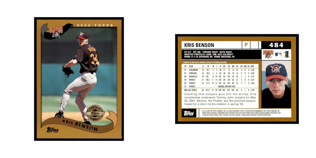 2002 Topps Home Team Advantage Kris Benson Baseball Cards #484