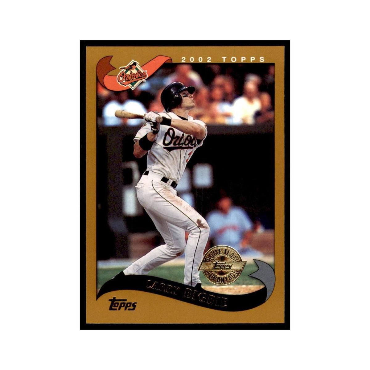 2002 Topps Home Team Advantage Larry Bigbie Baseball Cards #368