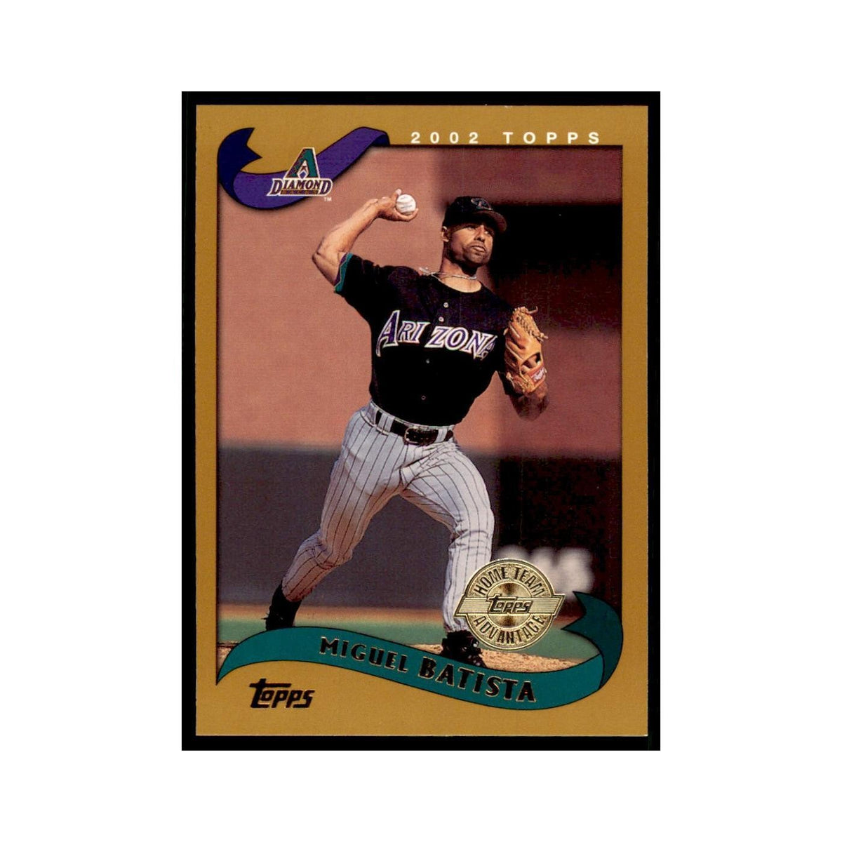 2002 Topps Home Team Advantage Miguel Batista Baseball Cards #374