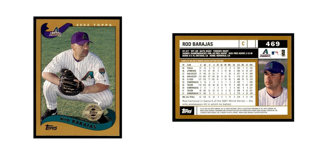 2002 Topps Home Team Advantage Rod Barajas Baseball Cards #469