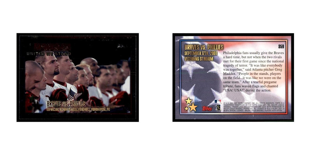 2002 Topps Home Team Advantage Braves vs. Phillies Baseball Cards #359