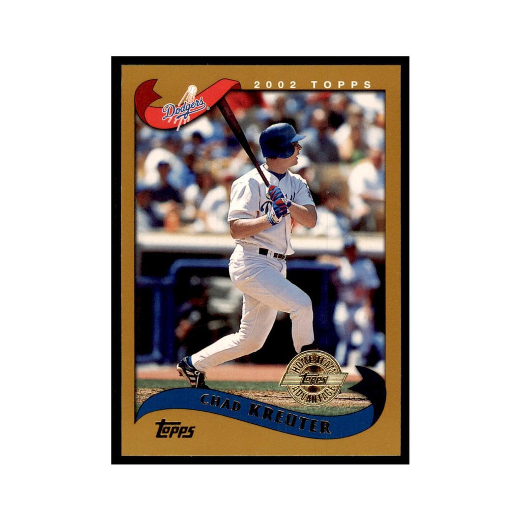 2002 Topps Home Team Advantage Chad Kreuter Baseball Cards #371
