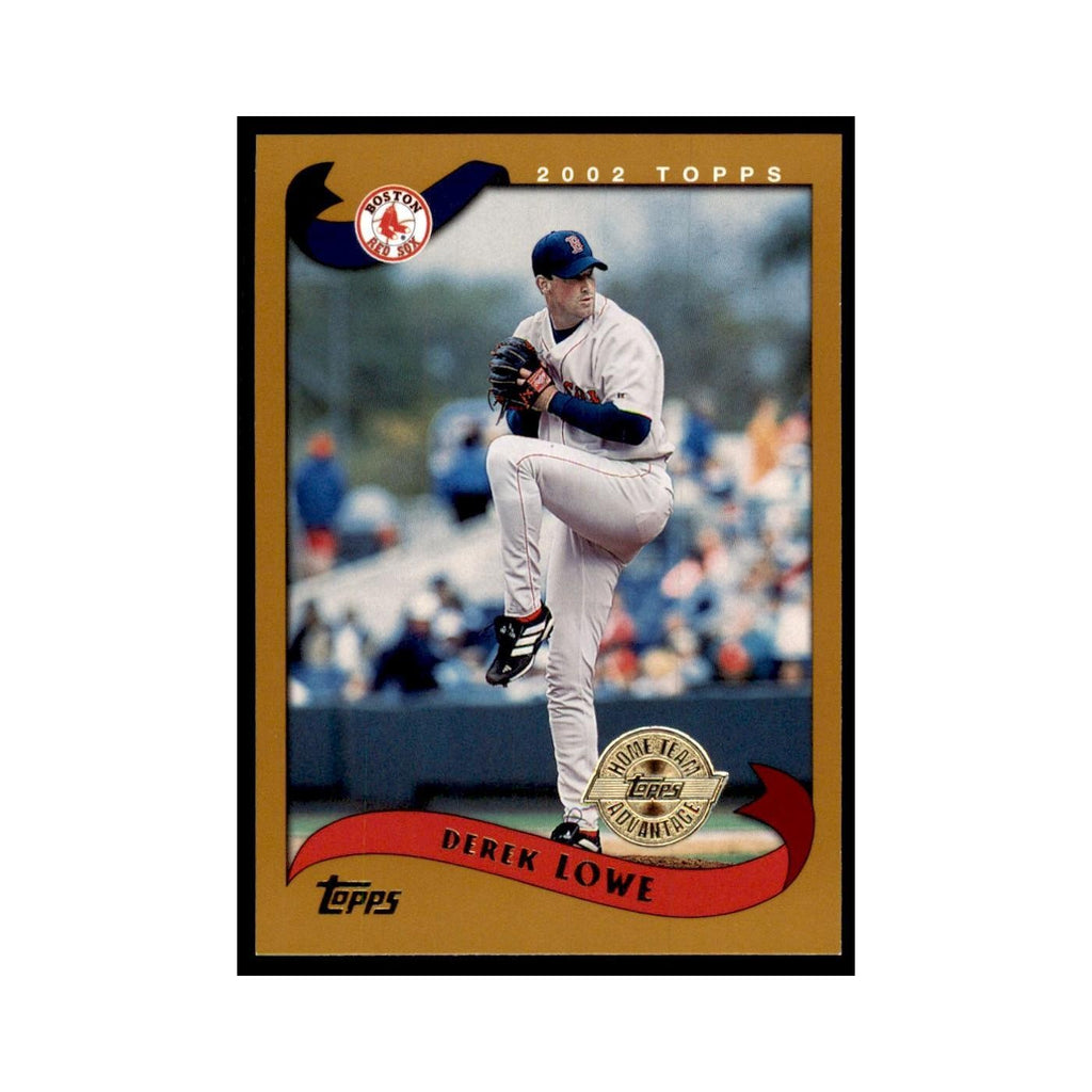 2002 Topps Home Team Advantage Derek Lowe Baseball Cards #491