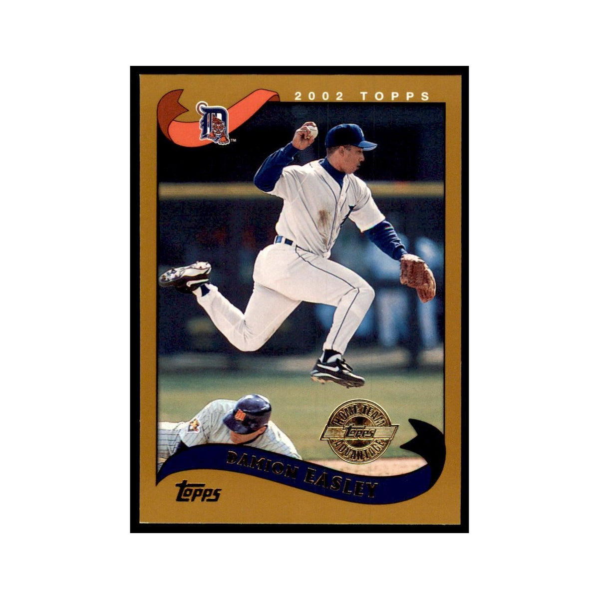 2002 Topps Home Team Advantage Damion Easley Baseball Cards #482
