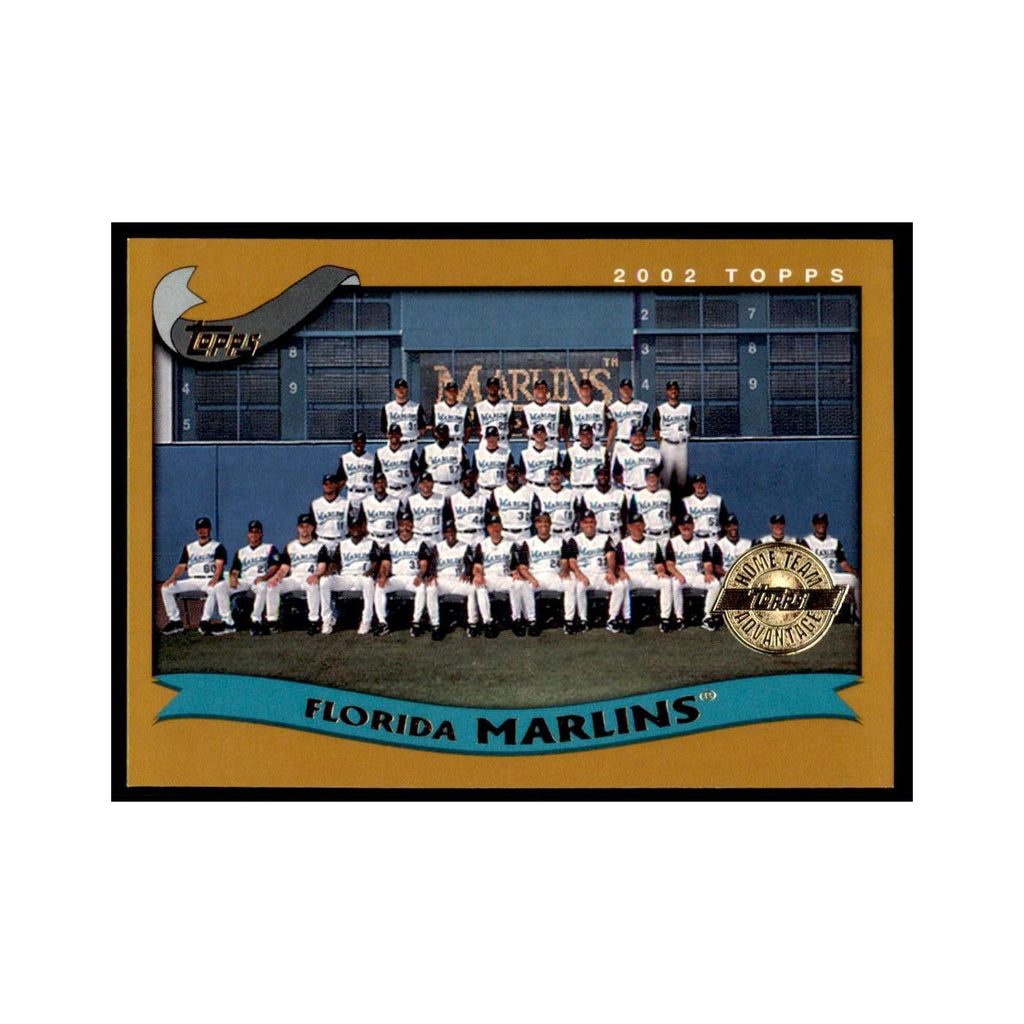 2002 Topps Home Team Advantage Florida Marlins Baseball Cards #652