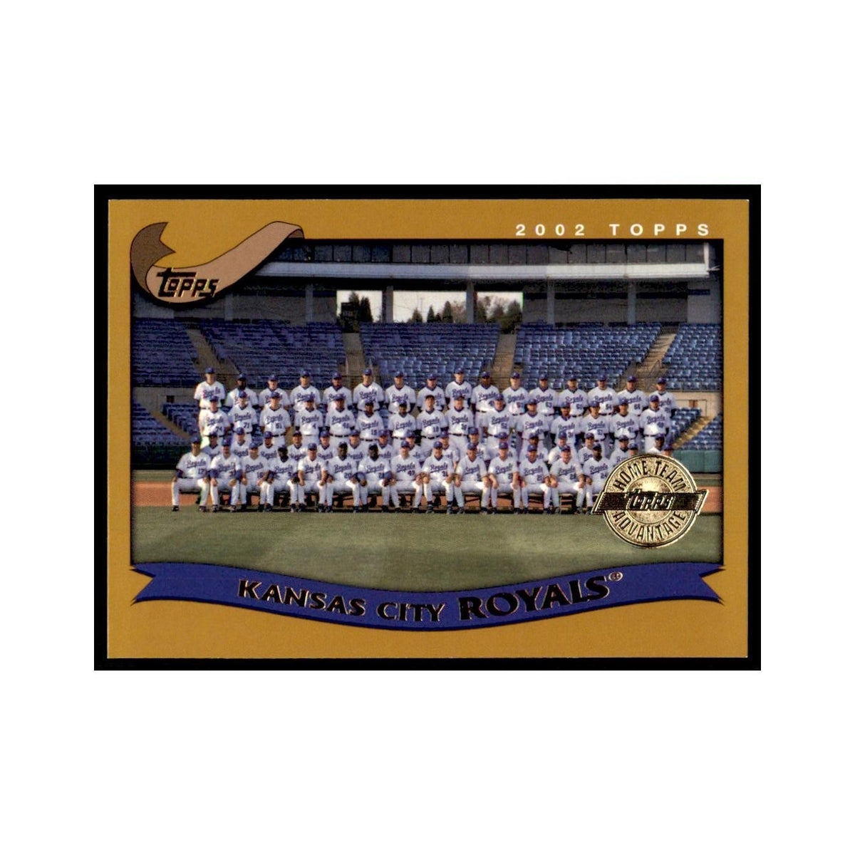 2002 Topps Home Team Advantage Kansas City Royals Baseball Cards #654