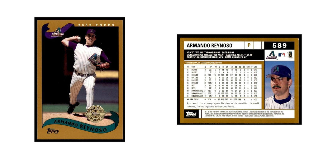 2002 Topps Home Team Advantage Armando Reynoso Baseball Cards #589