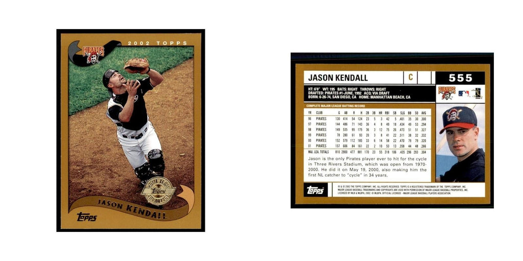 2002 Topps Home Team Advantage Jason Kendall Baseball Cards #555