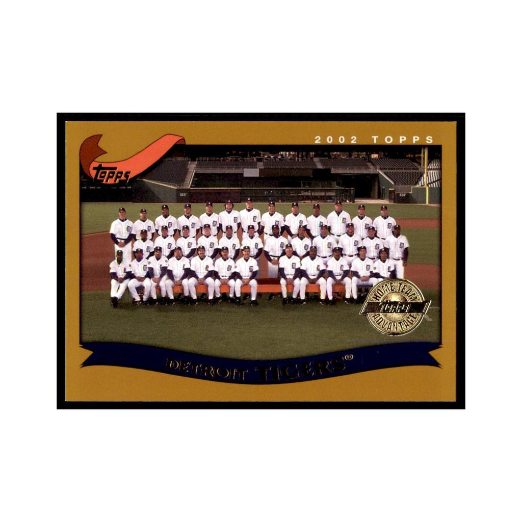 2002 Topps Home Team Advantage Detroit Tigers Baseball Cards #651
