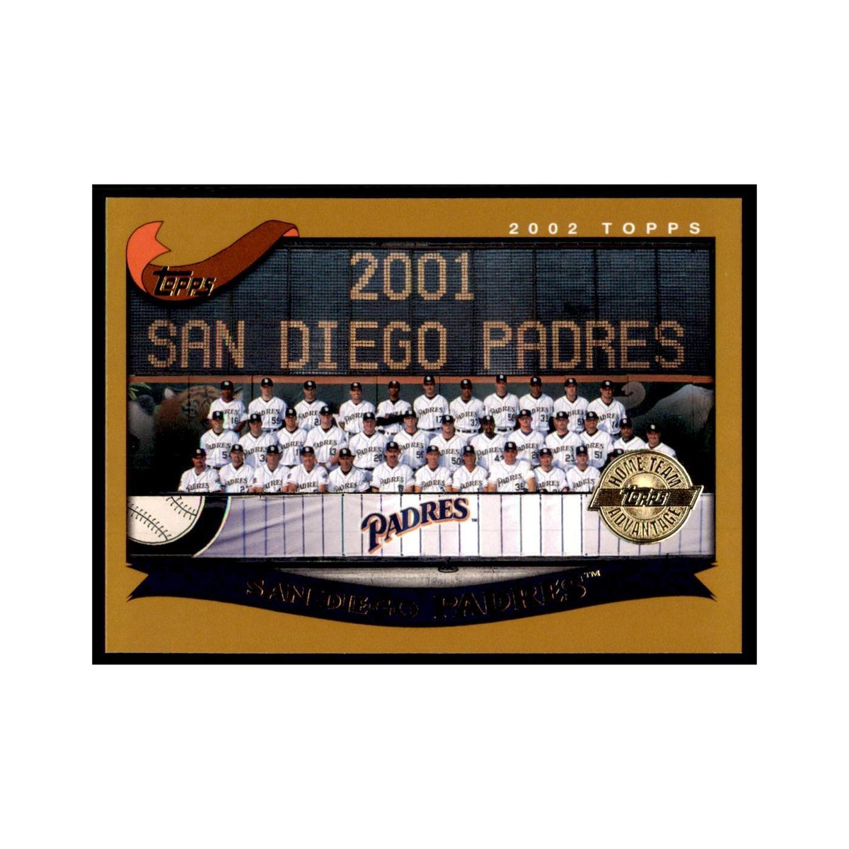 2002 Topps Home Team Advantage Trevor Hoffman Baseball Cards #664