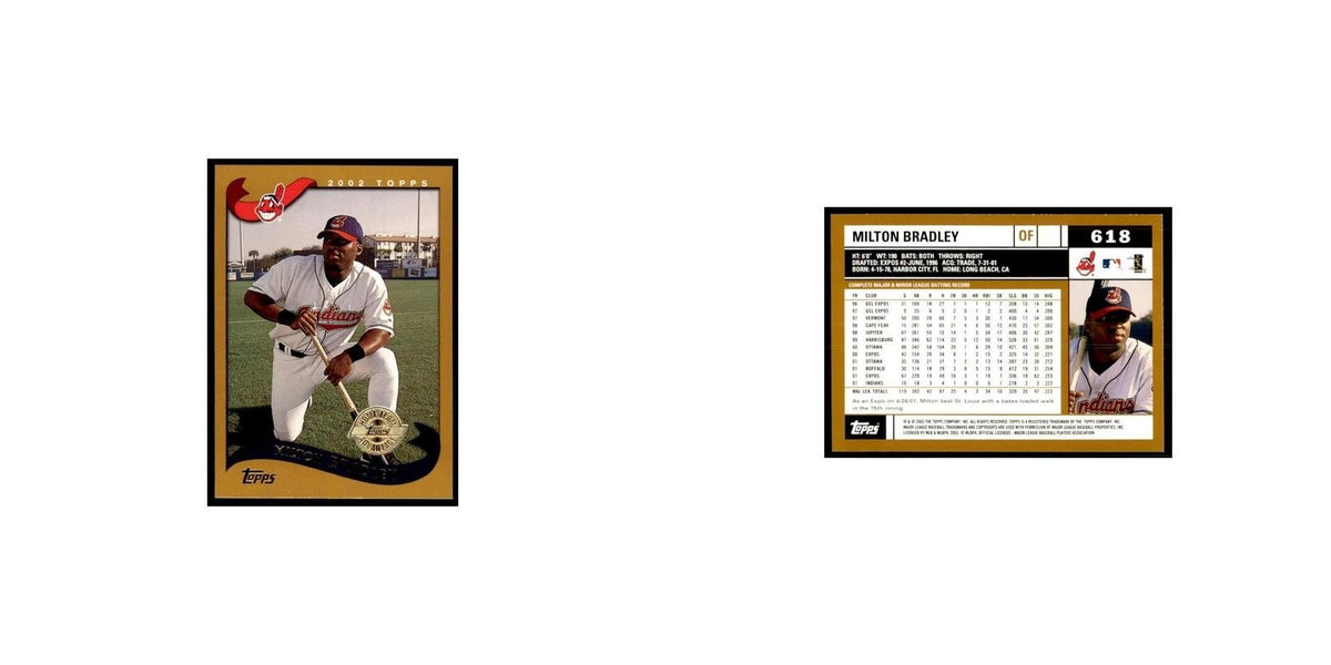 2002 Topps Home Team Advantage Milton Bradley Baseball Cards #618