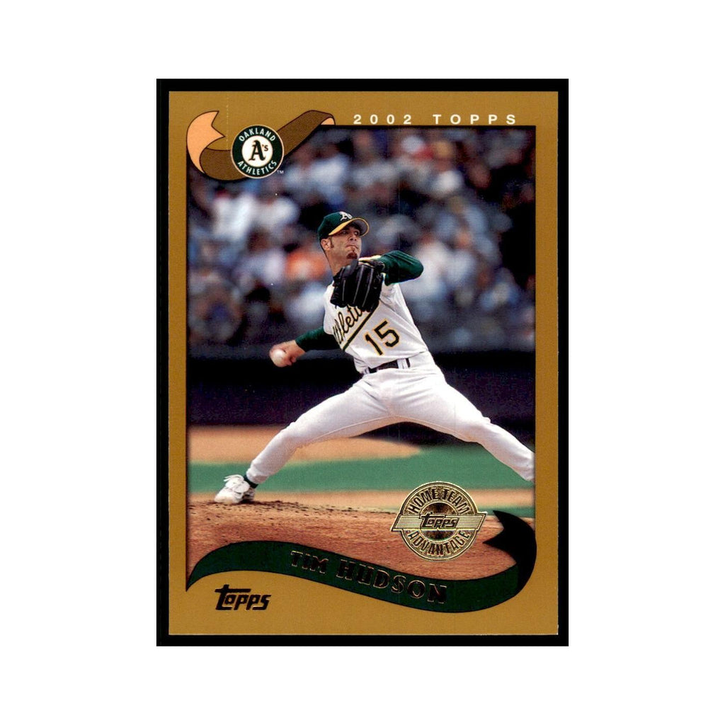 2002 Topps Home Team Advantage Tim Hudson Baseball Cards #590