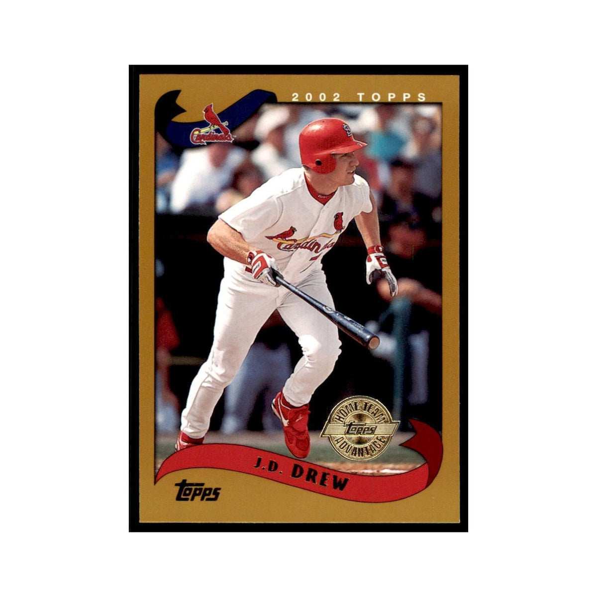2002 Topps Home Team Advantage J.D. Drew Baseball Cards #575