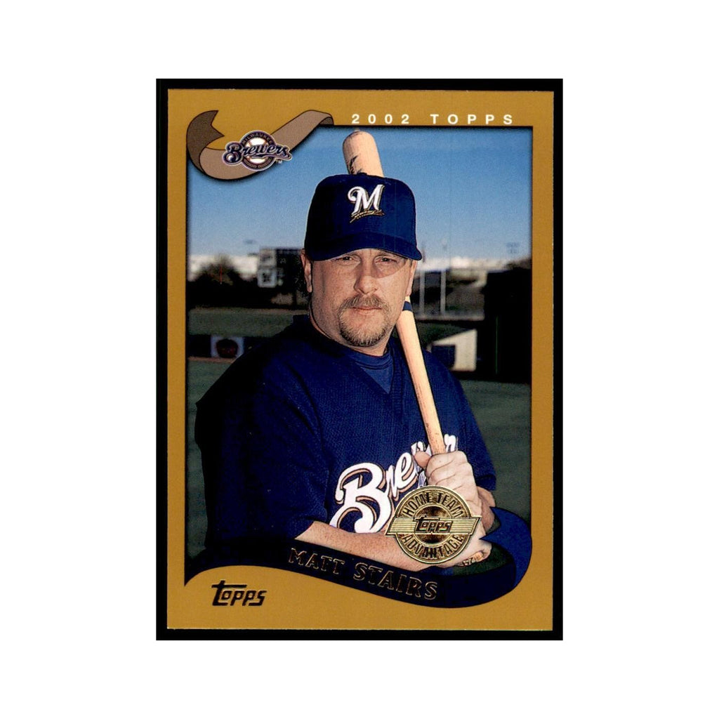 2002 Topps Home Team Advantage Matt Stairs Baseball Cards #598