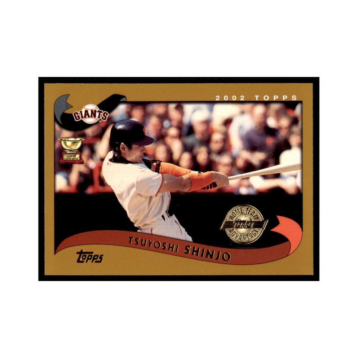 2002 Topps Home Team Advantage Tsuyoshi Shinjo Baseball Cards #605