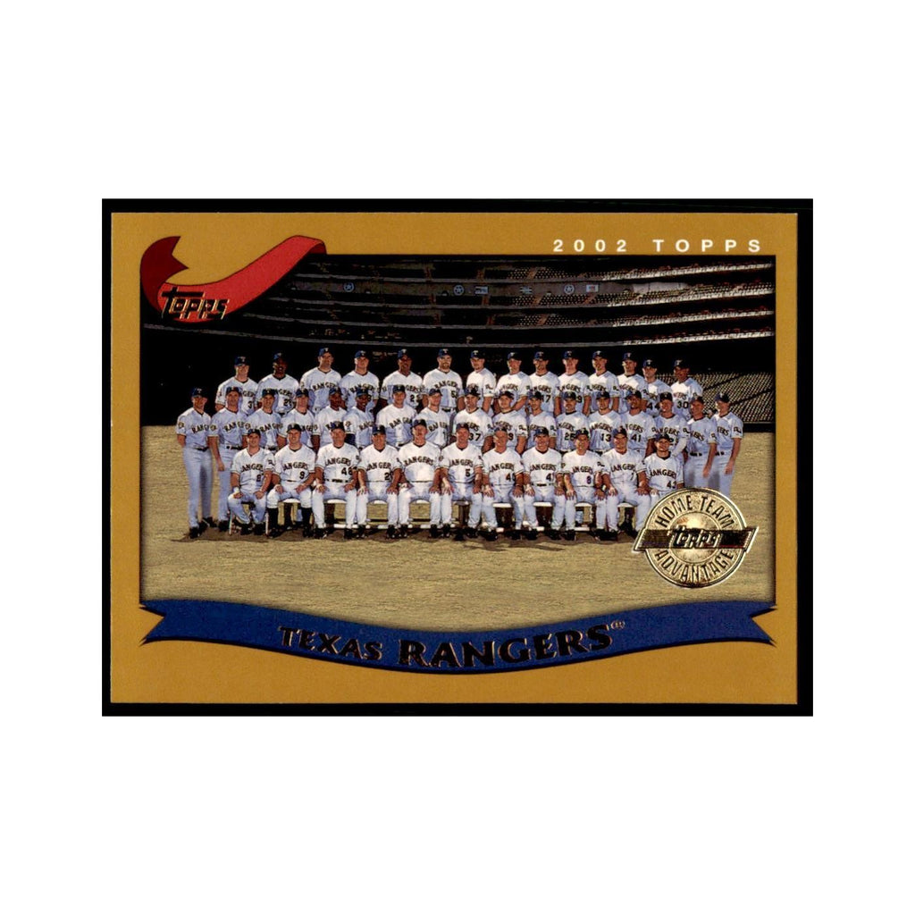 2002 Topps Home Team Advantage Texas Rangers Baseball Cards #669