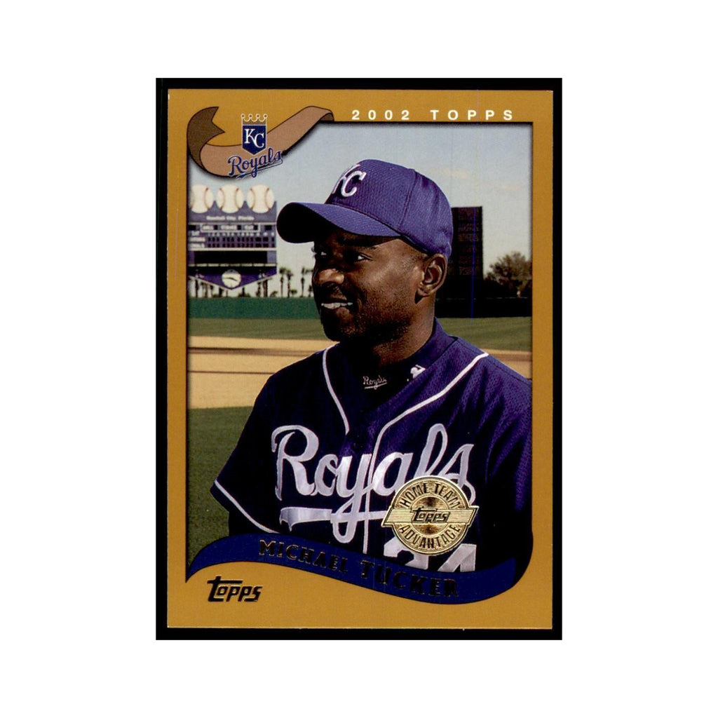 2002 Topps Home Team Advantage Michael Tucker Baseball Cards #543