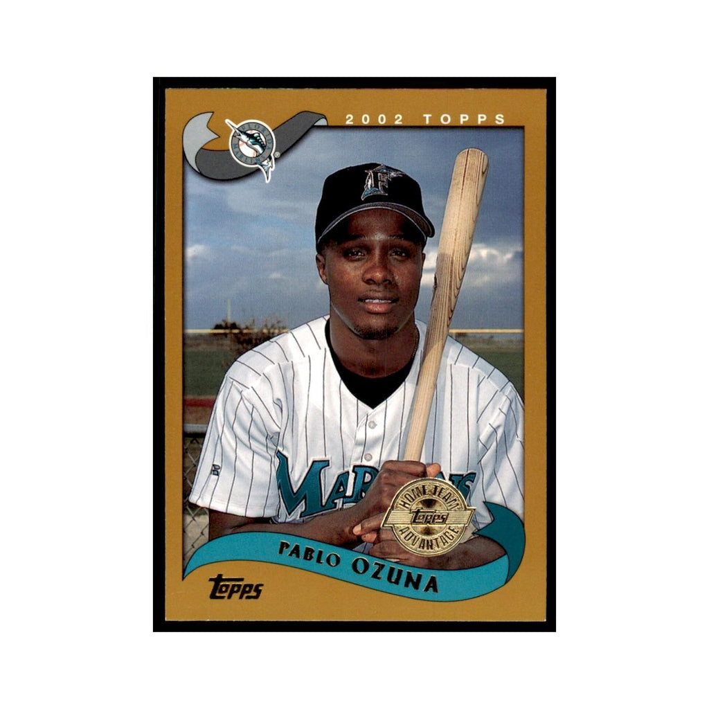 2002 Topps Home Team Advantage Pablo Ozuna Baseball Cards #539