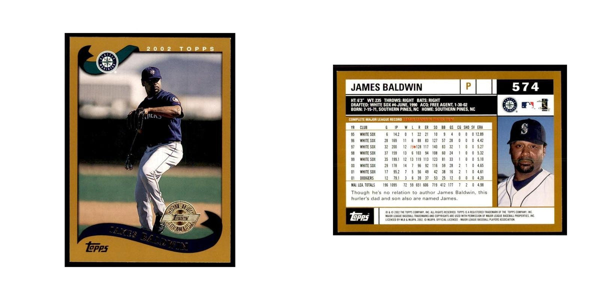 2002 Topps Home Team Advantage James Baldwin Baseball Cards #574