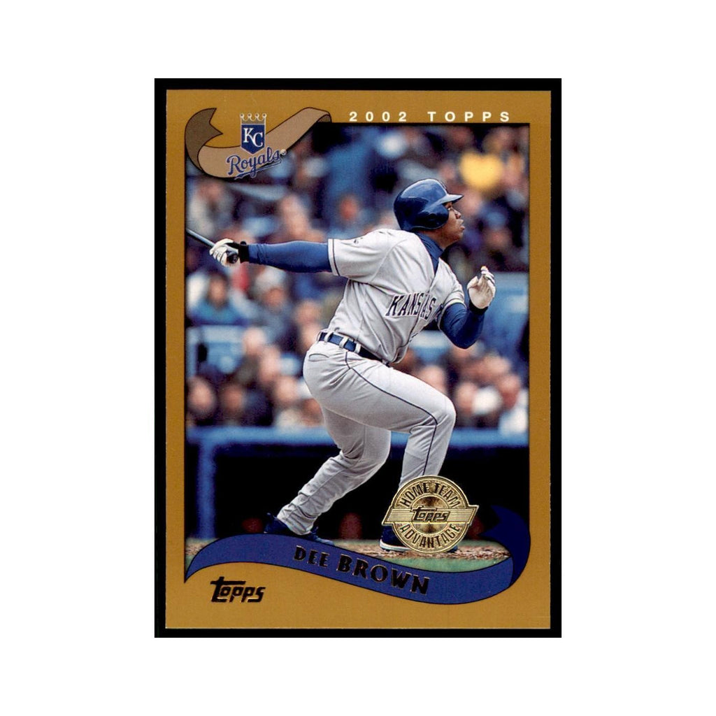 2002 Topps Home Team Advantage Dee Brown Baseball Cards #568