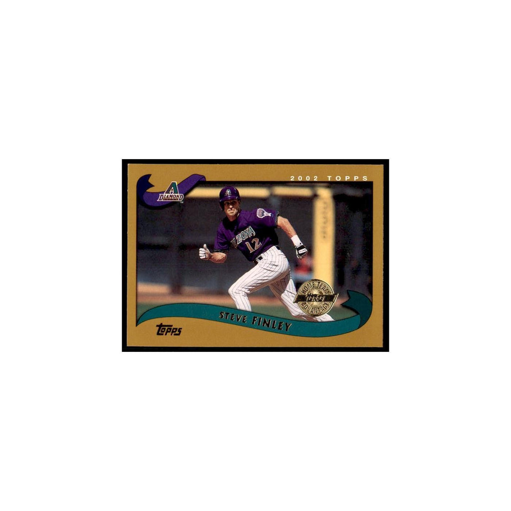 2002 Topps Home Team Advantage Steve Finley Baseball Cards #522