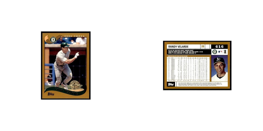 2002 Topps Home Team Advantage Randy Velarde Baseball Cards #616