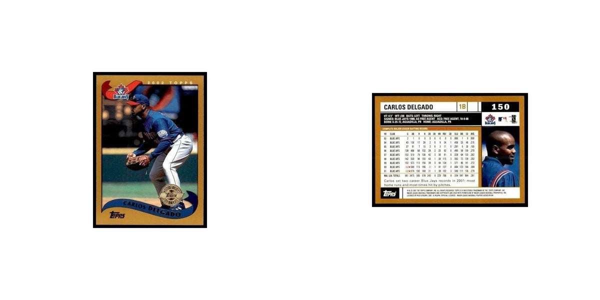 2002 Topps Home Team Advantage Carlos Delgado Baseball Cards #150