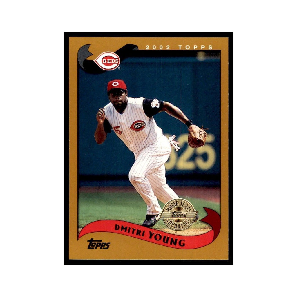 2002 Topps Home Team Advantage Dmitri Young Baseball Cards #19