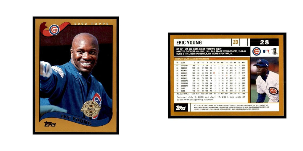 2002 Topps Home Team Advantage Eric Young Baseball Cards #28