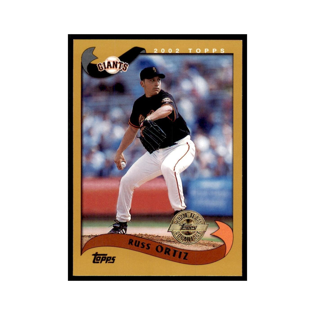 2002 Topps Home Team Advantage Russ Ortiz Baseball Cards #107