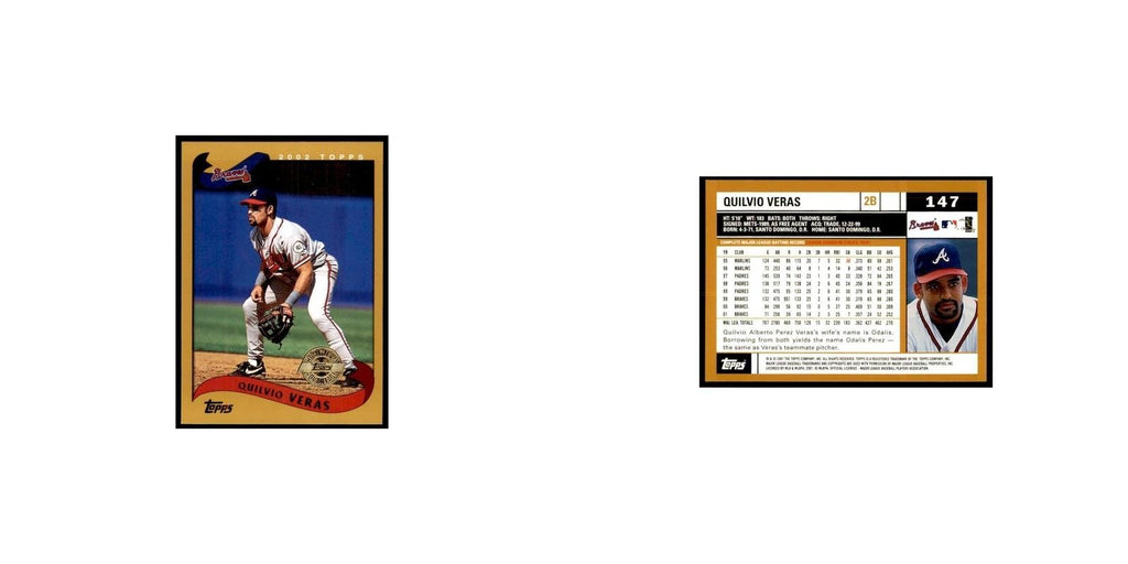 2002 Topps Home Team Advantage Quilvio Veras Baseball Cards #147