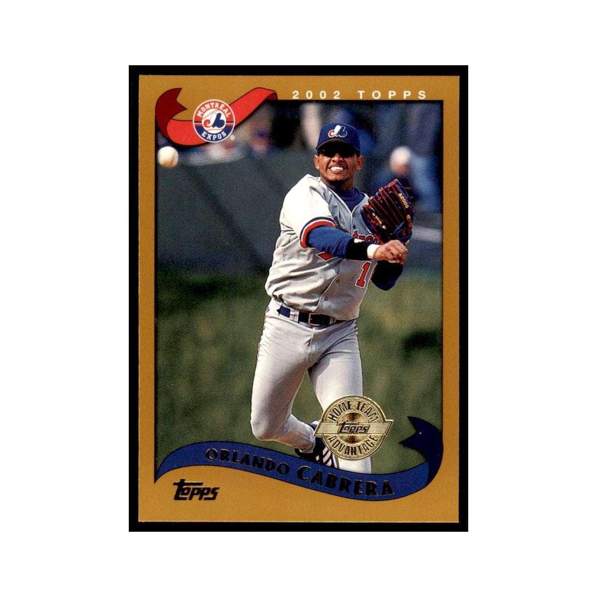 2002 Topps Home Team Advantage Orlando Cabrera Baseball Cards #32