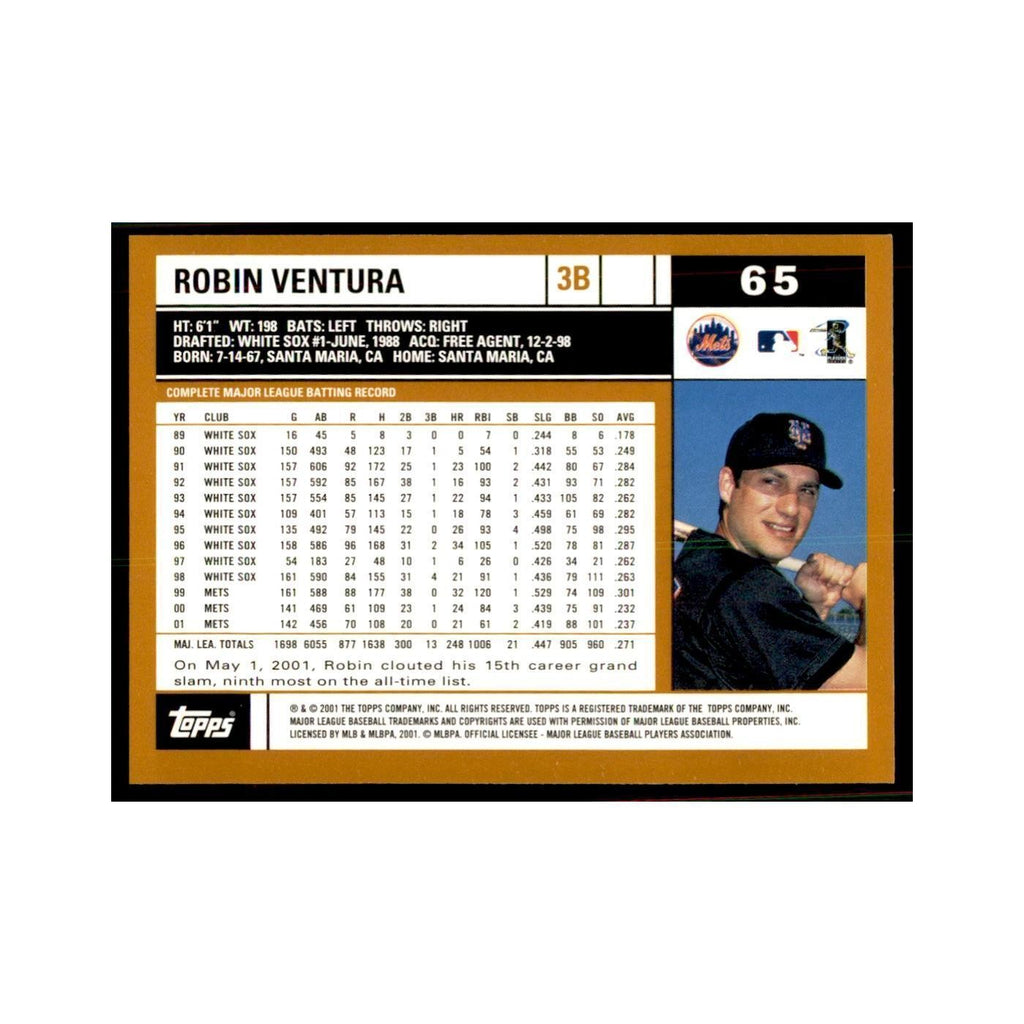 2002 Topps Home Team Advantage Robin Ventura Baseball Cards #65