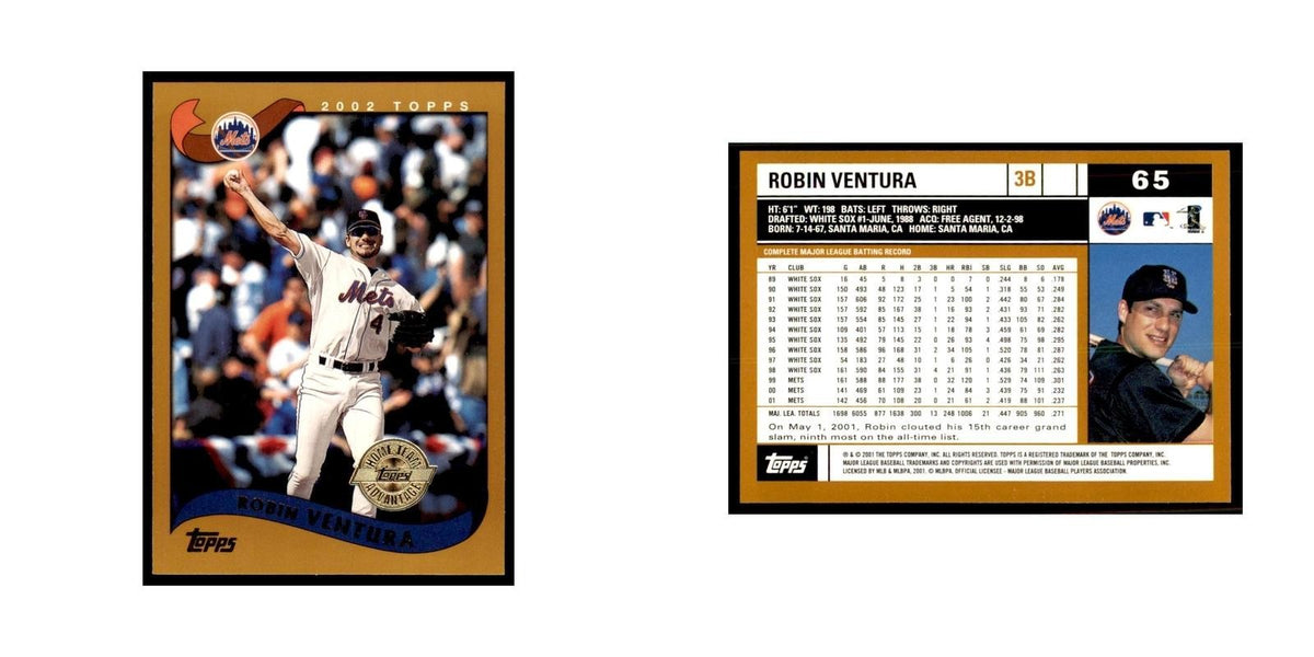 2002 Topps Home Team Advantage Robin Ventura Baseball Cards #65