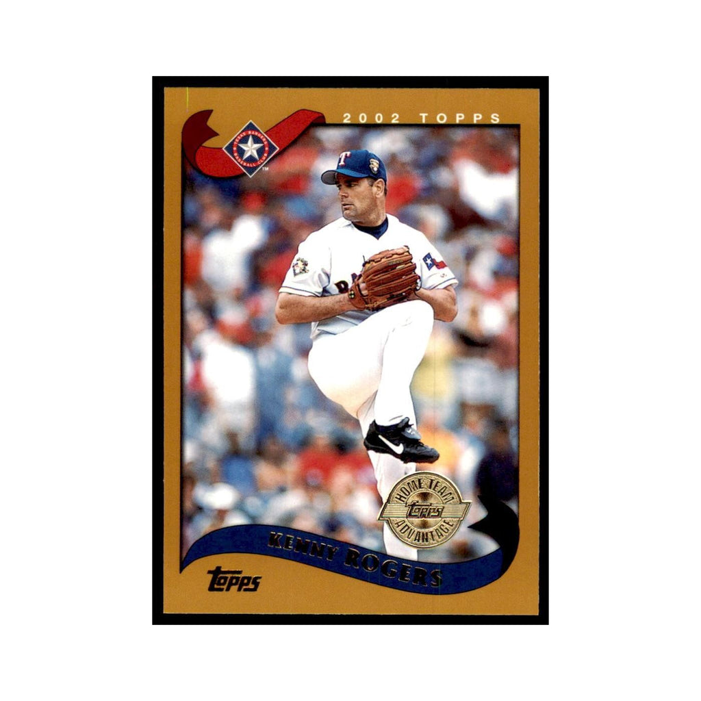 2002 Topps Home Team Advantage Kenny Rogers Baseball Cards #48