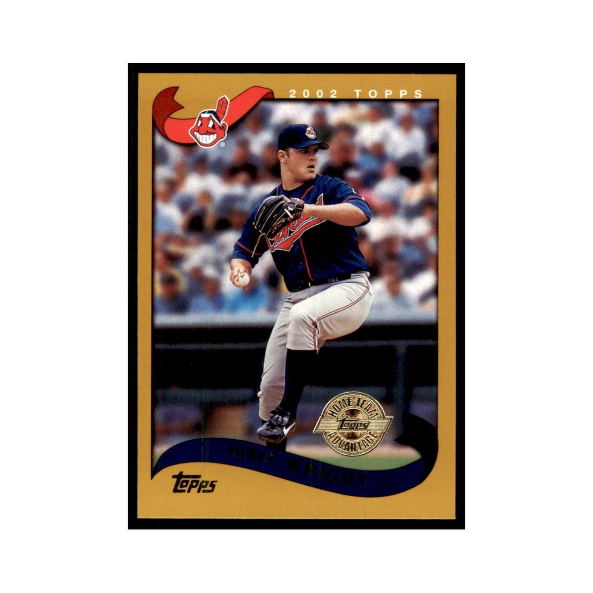 2002 Topps Home Team Advantage Jaret Wright Baseball Cards #124