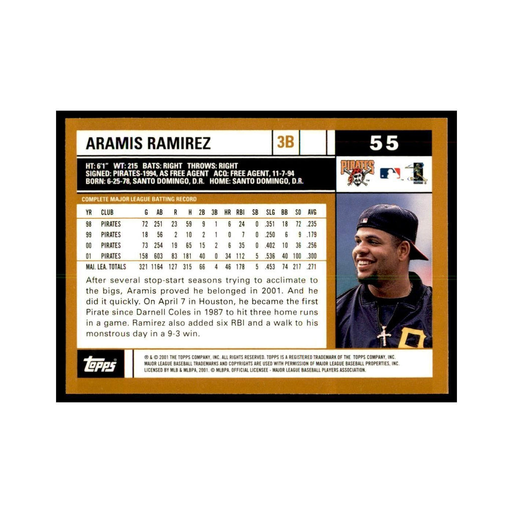 2002 Topps Home Team Advantage Aramis Ramirez Baseball Cards #55