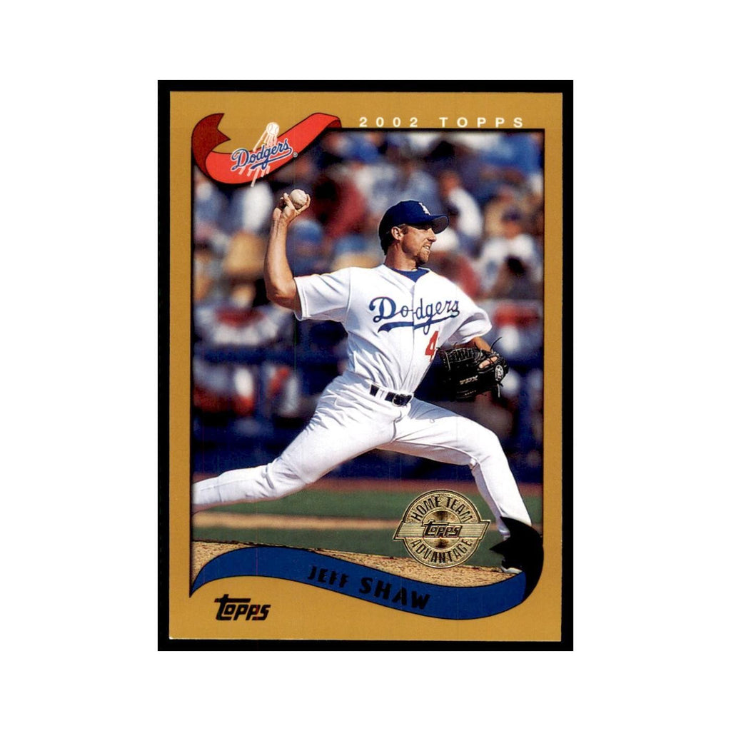 2002 Topps Home Team Advantage Jeff Shaw Baseball Cards #87