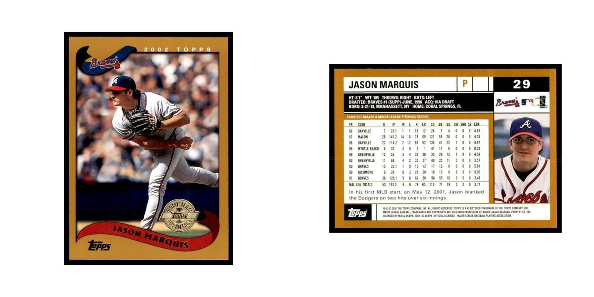 2002 Topps Home Team Advantage Jason Marquis Baseball Cards #29