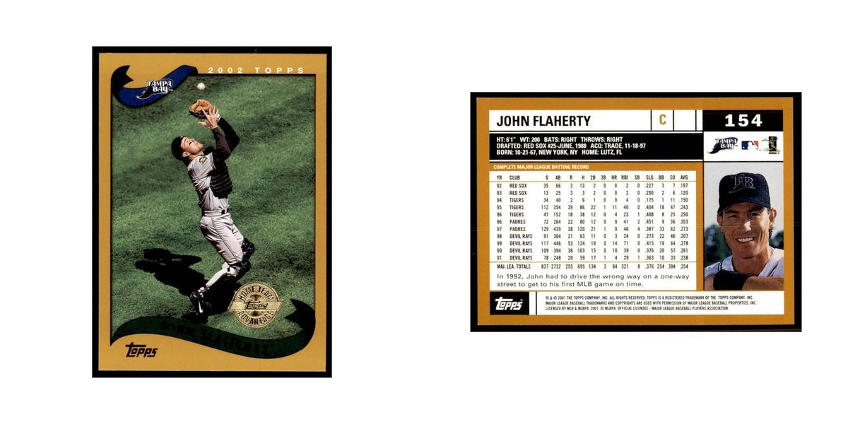 2002 Topps Home Team Advantage John Flaherty Baseball Cards #154