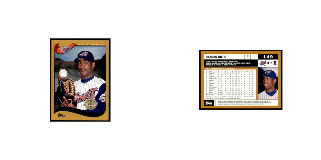2002 Topps Home Team Advantage Ramon Ortiz Baseball Cards #149