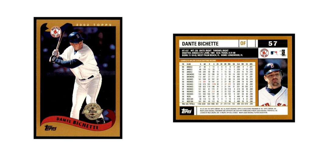 2002 Topps Home Team Advantage Dante Bichette Baseball Cards #57