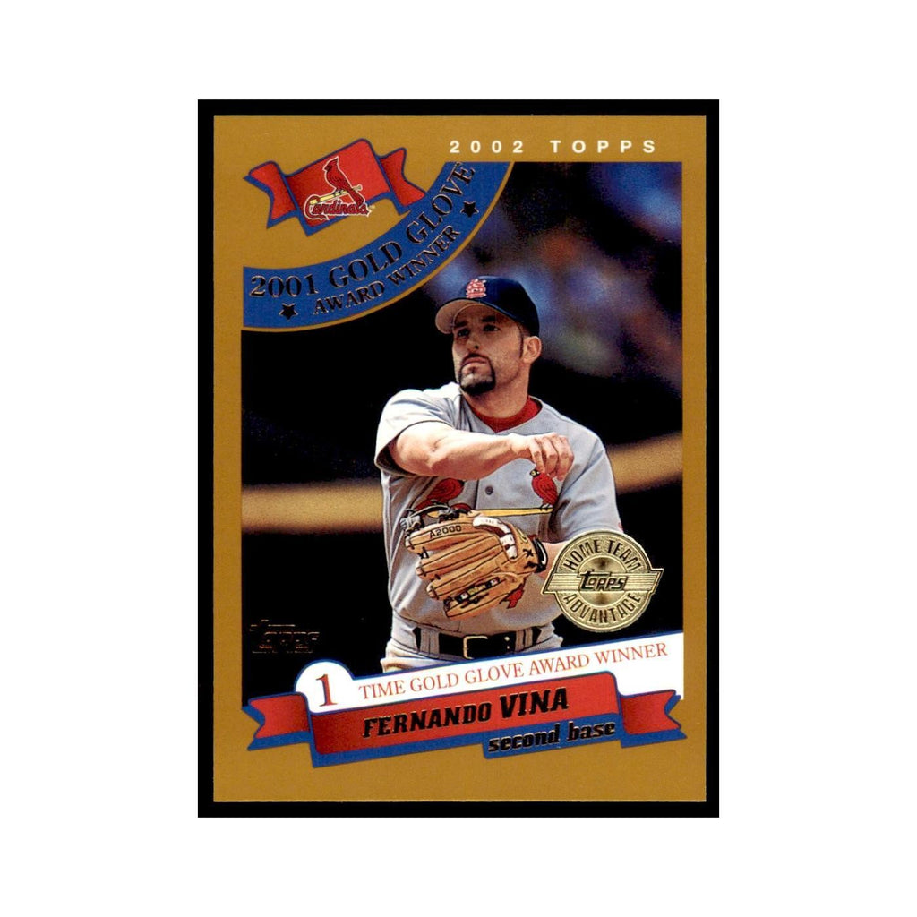 2002 Topps Home Team Advantage Fernando Vina Baseball Cards #708