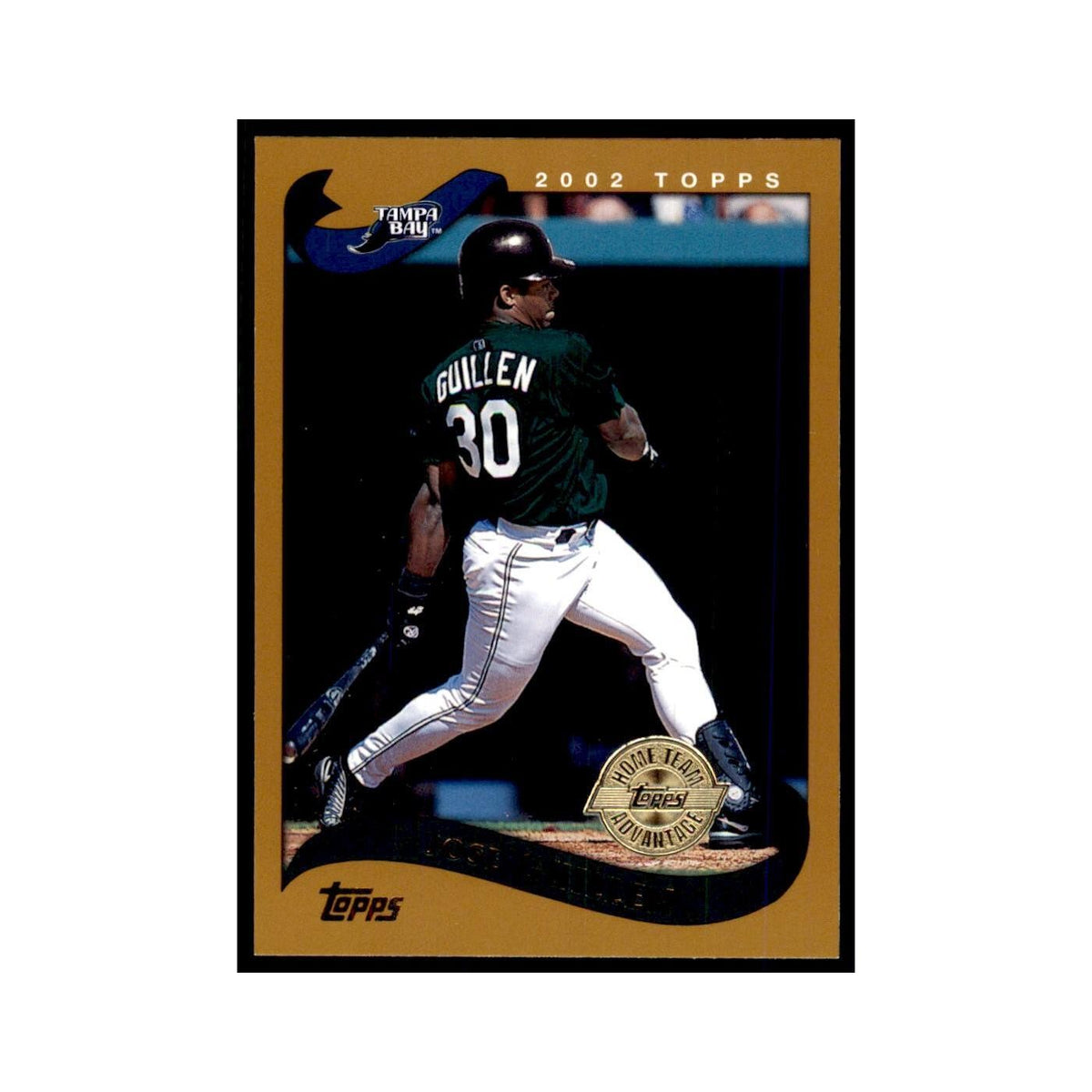 2002 Topps Home Team Advantage Jose Guillen Baseball Cards #61