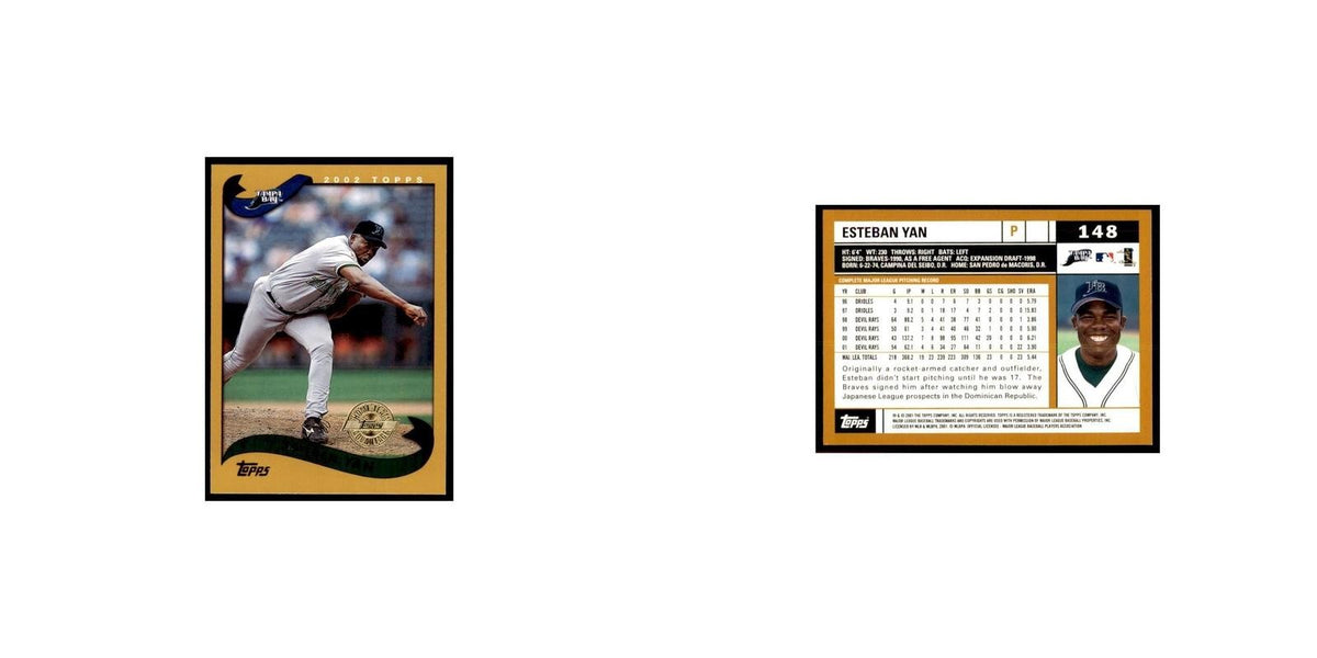 2002 Topps Home Team Advantage Esteban Yan Baseball Cards #148