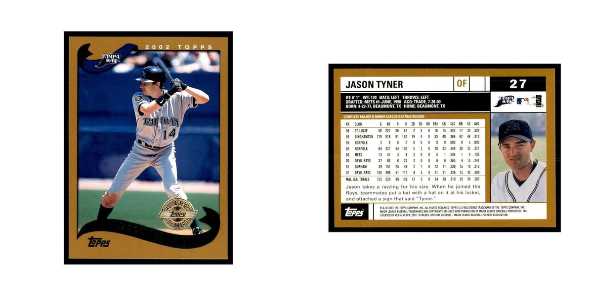 2002 Topps Home Team Advantage Jason Tyner Baseball Cards #27
